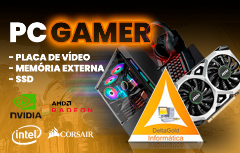 Banner quadrado de destaque da loja Deltagold Informática no santaifigenia.shop