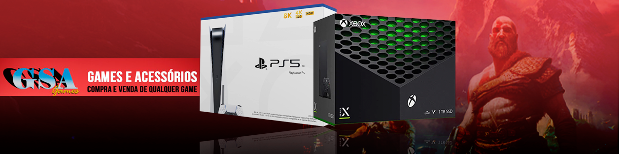 Banner retangular de destaque da loja GSA Games no santaifigenia.shop