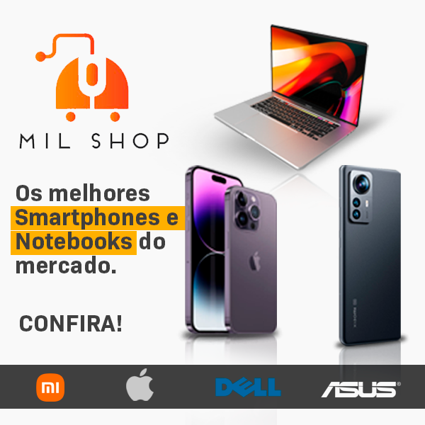 Banner retangular de destaque da loja Mil Shop no santaifigenia.shop