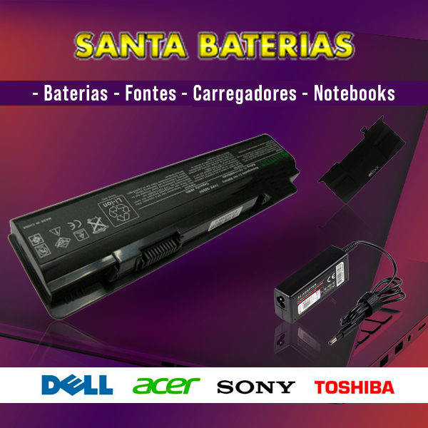 Banner retangular de destaque da loja Santa Baterias no santaifigenia.shop
